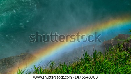 Little rainbow at the niagara falls