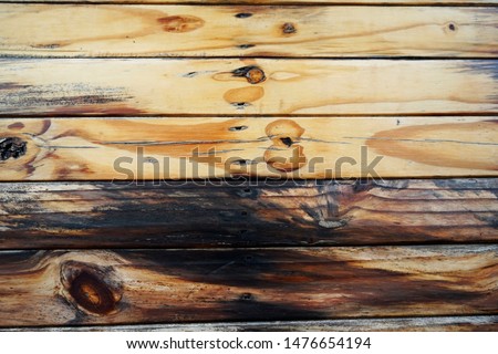 Old wood texture. Floor surface. Old rustic wood with mold or fungal on top background texture.                                    