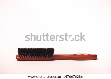 Beautiful woman hair comb. Comb