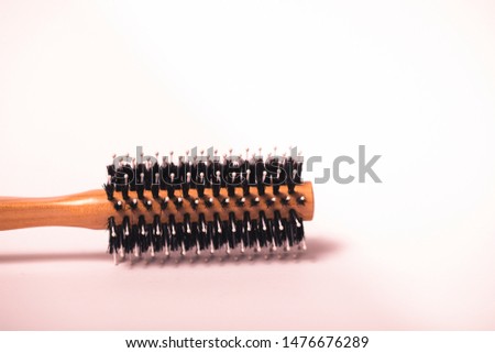 Beautiful woman hair comb. Comb