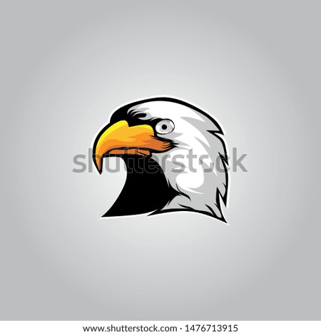 Eagle head sport logo template illustration