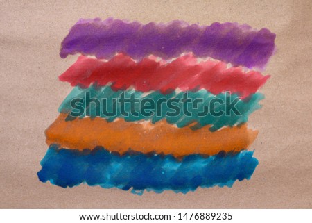 Many watercolors that are drained on brown paper are suitable for use in graphics or advertising as a background image.