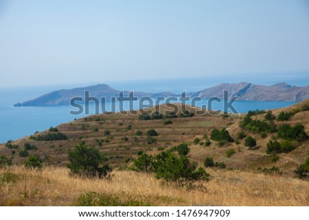 Crimia nature. Beatiful sea, mountains and landscape