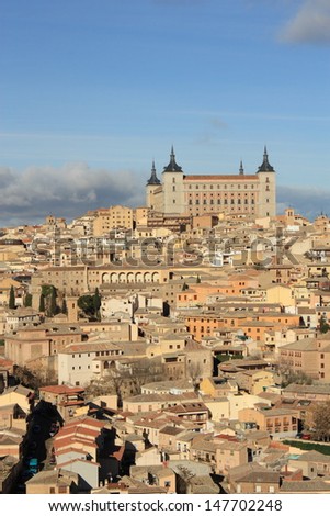 Old Toledo town, former capital of Spain.