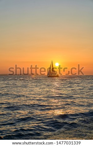 Sunset in Zadar. Croatia. Europe