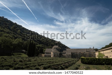 abbaye provence france picture lavender 