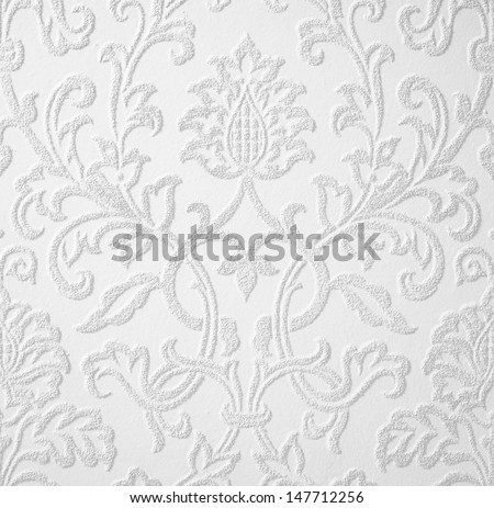 Belgium ancient white baroque repeating design