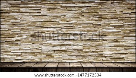 Black shelves and wall background texture