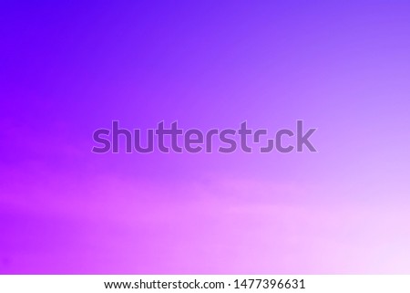 Abstract nature background of romantic pastel sky with silky & wispy cloud in  golden hour time at spring evening. Beautiful puffy & fluffy clouds in bright blue sky in morning sunlight, copy space Royalty-Free Stock Photo #1477396631