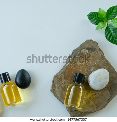 Natural skin care products,  relaxing massage time . Healthy remedy, wellness concepts
