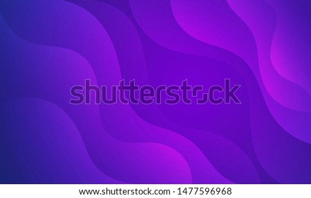 Blue purple fluid shapes composition backgrounds. Vector illustration