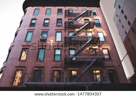 Building facade in New York City