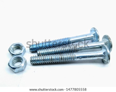 A picture of stainless steel screws and bolts