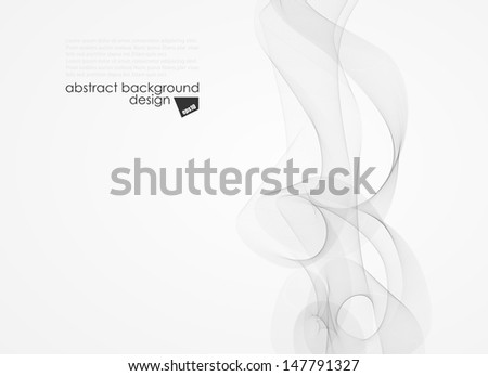 Abstract vector background. Smoke.