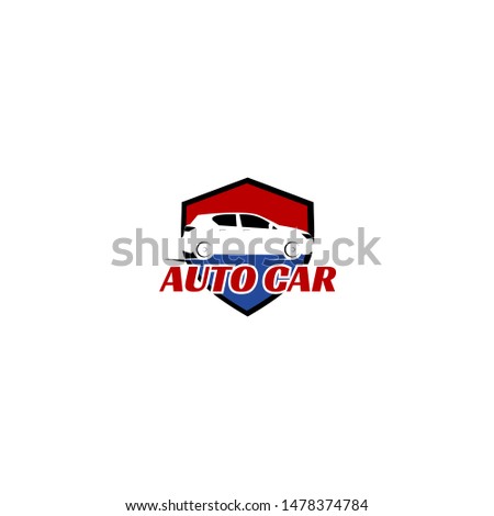 family car logo concept vector