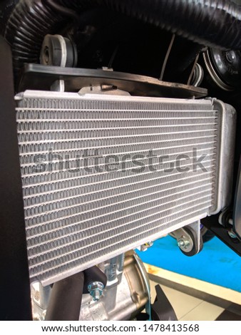 radiator or motorbike engine cooling system