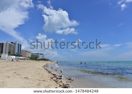 Beautiful Tropical Beach and Blue Sky