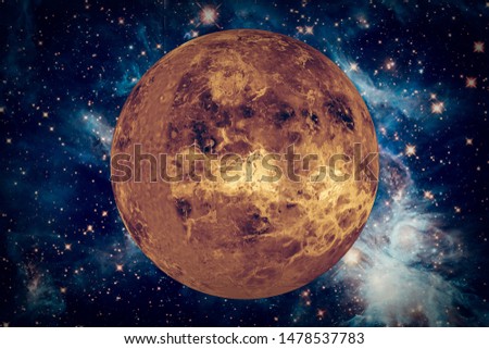 Venus. Fulle planet. The elements of this image furnished by NASA.