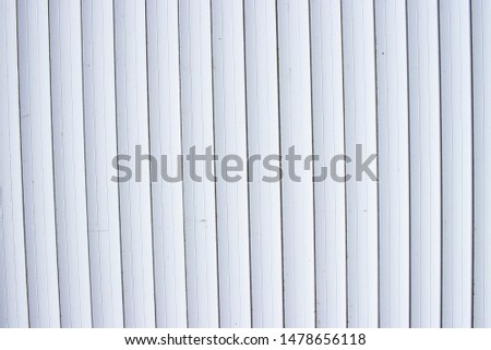 White metal shutter corrugated surface texture