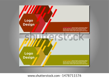 cool banner designs with beautiful and attractive colors. suitable for marketing a company