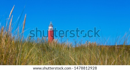 The lighthouse Eierland on the northernmost tip on the island Texel. It was built in 1864 and is nearly 35 metres high.