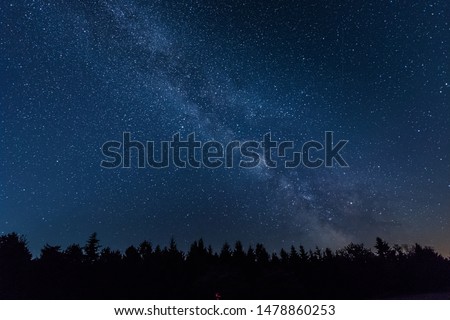 Milky Way caught in the Eiffel National Park in Germany