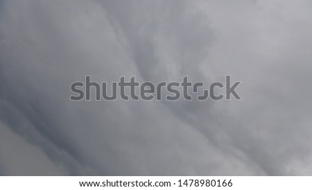 gray sky with gloomy clouds in the summer season