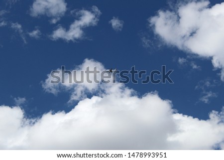 Beautiful blue sky and clouds