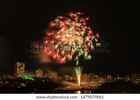 Japan Fireworks Festival in Okazaki City