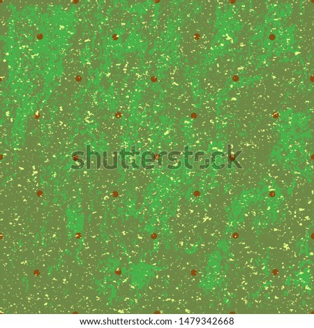 Aged grunge texture for printing, textile, web-design. Bright green grunge background for wrapping paper, elegant invitations, unique print design