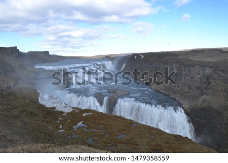 Iceland, Golden Circle, Gullfoss waterfall