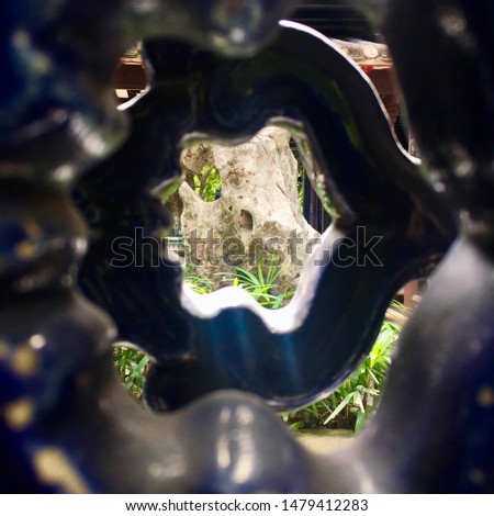 hidden but a beautiful spot in the park Royalty-Free Stock Photo #1479412283