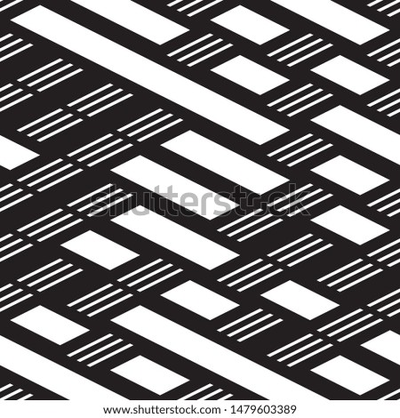 Modern geometric background. Vector seamless texture. A repeating pattern with interwoven lines.