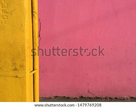 Colourful Painted Walls in Mexico