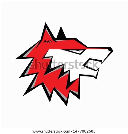 Wolf logo vector illustration, eps 10
