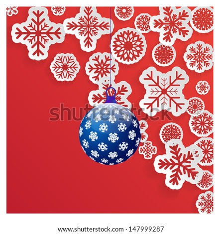 Christmas decoration background 