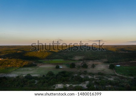 Aerial View of Semi Arid of Brazil 