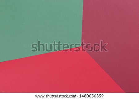 Paper empty background, geometrically located. Color blank for presentations, copy space.