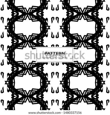Fabric ornament with tiles. Seamless rhombus pattern. Abstract  wrapping paper in  white and black. Traditional design. Vector tiled background