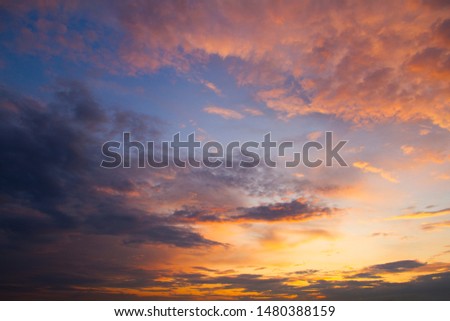 Beautiful bright sunset sky for spoiled pictures. What to do if you have a white sky on the picture