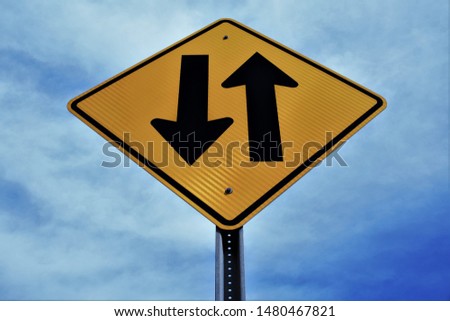 Go this way and that Royalty-Free Stock Photo #1480467821