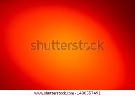 Gradient and orange for background.