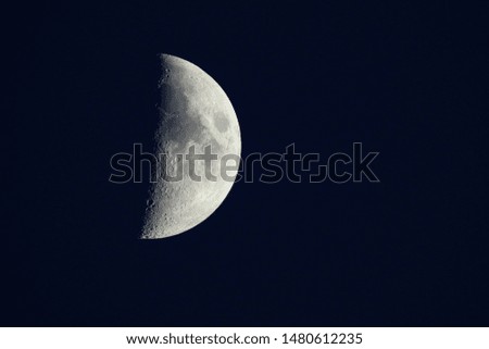 a new moon.lunar. moonlight.night sky
