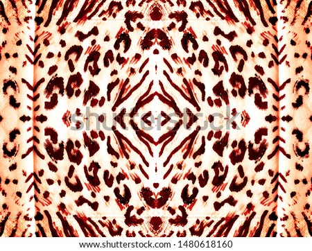 Animal Background Design. Bronze Seamless Background. Orange Animal Textiles Jungle. Leopard Repeat Print. Bright Zebra Texture. Orange Seamless Fashion. 