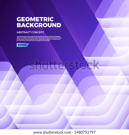 Abstract background concept design geometric shape with light and shadow glow. Template design banner website and brochure. Vector illustrate.