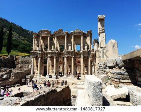 Aydın Efes Archaic City Travel Royalty-Free Stock Photo #1480817327