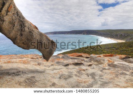 The Remarkable Rocks formation on Kangaroo Island, Australia