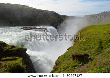 Gullfoss the iconic waterfall in Iceland