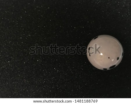 black and white marble ball