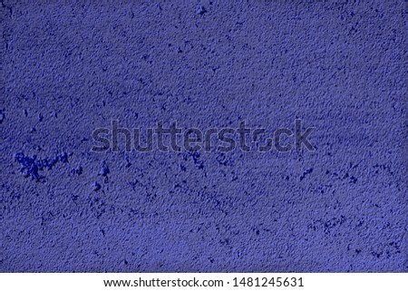 abstract old blue travertine like plaster texture for background use.